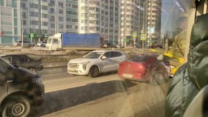 Весенняя поездка на автобусе 636 метро Коммунарка - Бунинская аллея