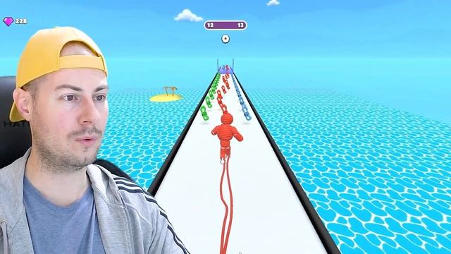 ЭВОЛЮЦИЯ ЧЕЛОВЕКА ВЕРЕВКИ Максимальный Уровень Rope Man Run NOOB vs PRO vs HACKER | ИГРАЗАВР смотреть онлайн