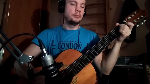 Конь (Любэ) | Классическая гитара смотреть онлайн