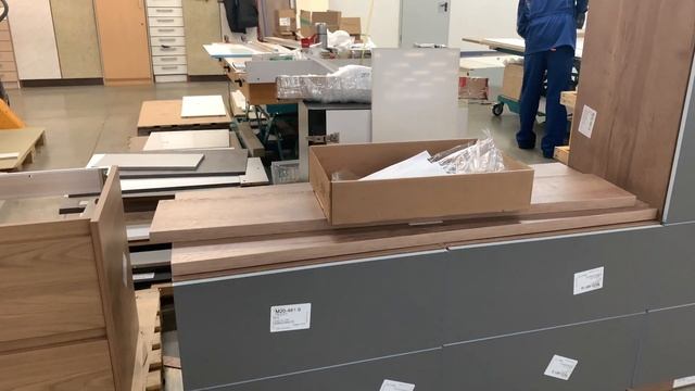 Odissey | Мебель для гостиной корпус ЛДСП Egger Дуб Галифакс Табак, фасады Fenix NTM матовый смотреть онлайн