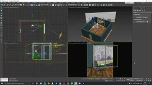 Как сделать фон за окном в 3D max