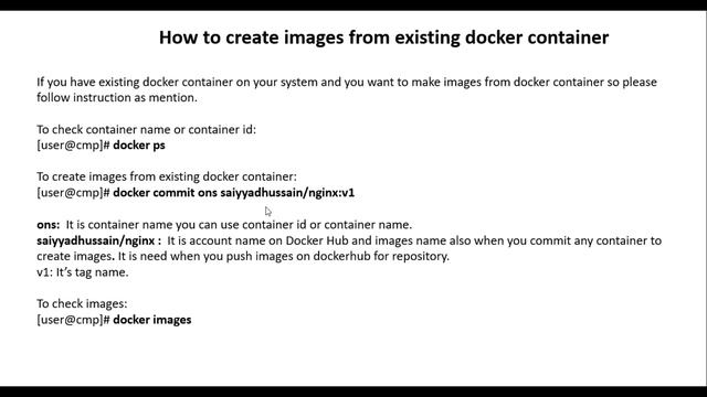 Container from Docker Hub | Create images from existing container & push docker images on Docker Hu смотреть онлайн