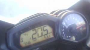Разгон Yamaha FZ1-S 0-230