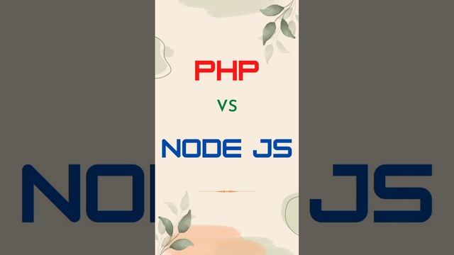 PHP vs Node.js: Which Should You Learn?