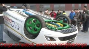 Changan Eado 2014 Rollover Crash Test