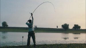 ЛОВЛЯ САЗАНА И ХИЩНИКА. УТРО КАК В СКАЗКЕ. Первые туманы на реке. Рыбалка в Астрахани.