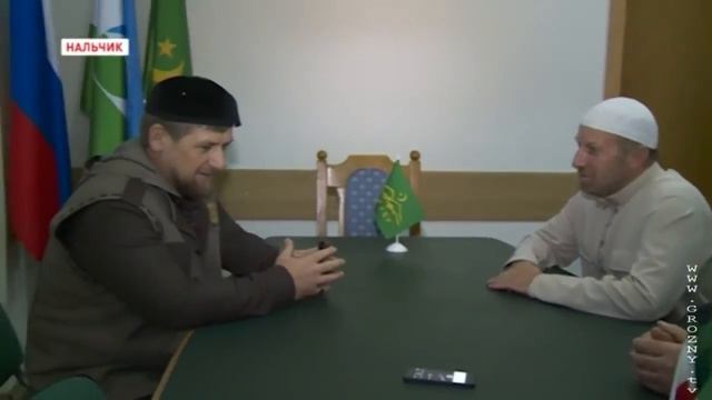 Поздравление Кадырова со вступлением на пост главы КБР Юрия Кокова смотреть онлайн