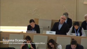 HRC34: FORUM-ASIA Statement on the UPR of Timor-Leste