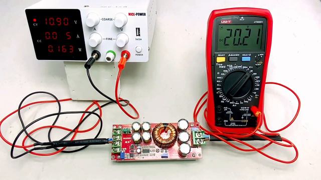 Test(Step Up ) 1200W 20A DC Converter Boost Power Supply Module Input 10-60V Output 12-83V смотреть онлайн