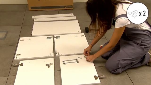 Optima Flatpack Vanity Unit with Doors смотреть онлайн