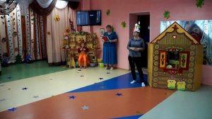 Осенний утренник в подготовительной группе. Кафе "Осенняя полянка"