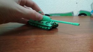 Танк ИС-7 из пластилина