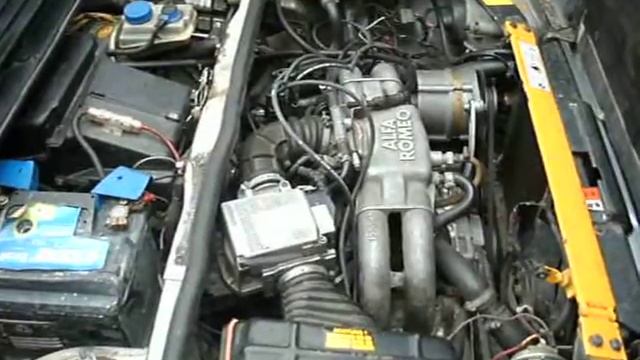 Работа оппозитного мотора Альфа Ромео 33 смотреть онлайн