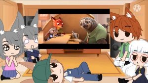 ||Past Zootopia react to nick and judy pt2||Gacha club||