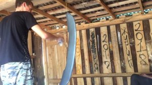 ПОКРАСКА И УСТАНОВКА СПОЛЕРА НА КАЛИНУ СВОИМИ РУКАМИ