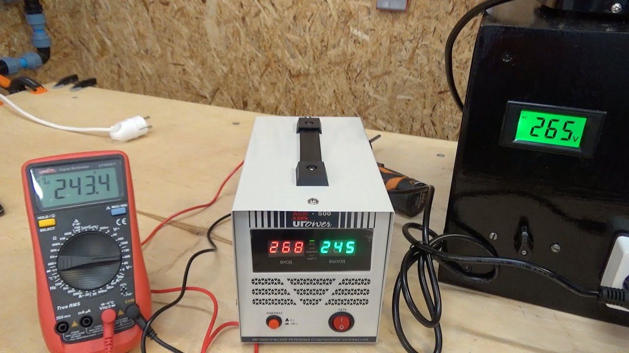 Обзор Upower АСН-500. Недорогой стабилизатор напряжения смотреть онлайн