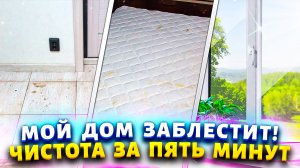 Отмыть весь дом до блеска за 15 минут-легко. Покажу средство, которое очистит матрас, плитку, окна.