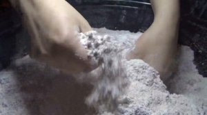 Soft & Crunchy Reformed Gym Chalk Birthday Crumble & Powder Play * ASMR