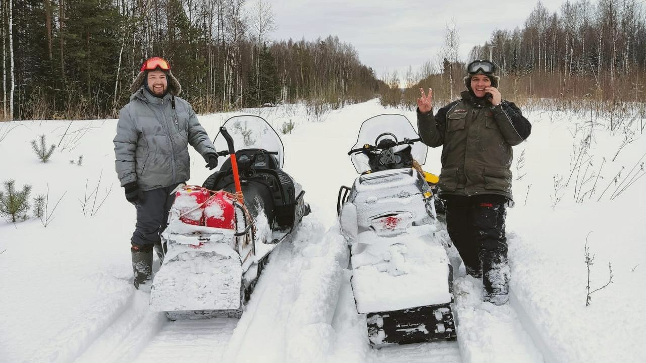 Маршбросок на снегоходах! 150 км! Шикарная покатушка!