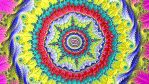 Fractal Relaxing Screensaver  Particle footage Paint Видео заставка Живые обои