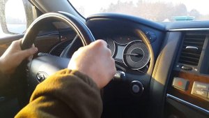 Infiniti QX56, 2010разгон 6 сек до 100, после чипа