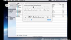 Personalizar barra del Finder en Mac OSX El Capitán