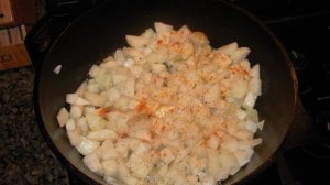 Картофель запеченный с сыром Бри