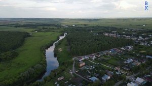 пгт Пильна Нижегородской обл. с высоты птичьего полета