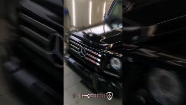 Mercedes Benz G350 после покрытия премиальный керамикой Hikari Diamond 9H