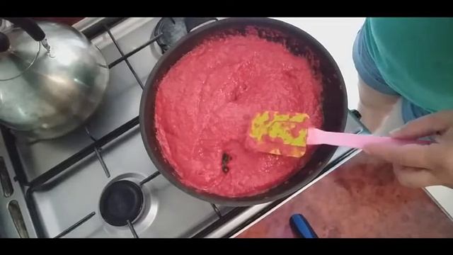 Паста из красного сладкого перца . Аджика . смотреть онлайн