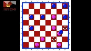 Русские шашки ЗАДАЧИ СРЕДНЕЙ СЛОЖНОСТИ. No-6_10.