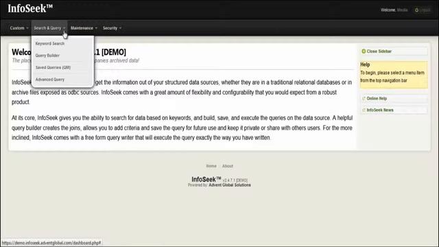 InfoSeek for IBM Optim: Queries and File Repository Overview смотреть онлайн