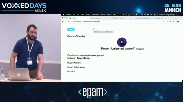 Microservices The phantom menace Istio Service Mesh the new hope Serge Bishyr, Lohika смотреть онлайн