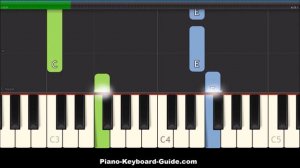 We Wish You A Merry Christmas Easy Piano Tutorial - Notes