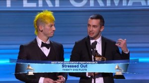 Twenty One Pilots Wins Best Pop Duo / Group Performance | Acceptance Speech | 59th GRAMMYs