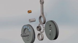 Коленвал двигателя Д-5, анимация (разборка). Подшипник 702202 - характеристики и устройство