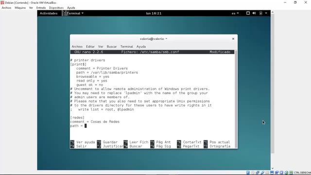 Instalacion y configuracion Samba Debian VirtualBox смотреть онлайн