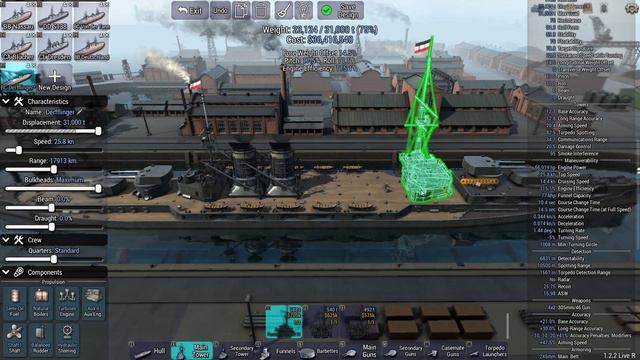 Ultimate Admiral Dreadnoughts - German Empire 1910 - EP 1 : Taking Command смотреть онлайн