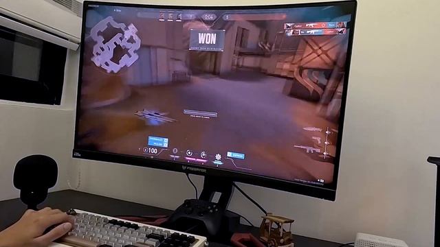 Valorant but You are Me (POV) 144Hz Keyboard ASMR смотреть онлайн