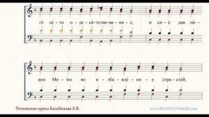 Глас 8, песнь 2, ирмос: "Видите, видите"