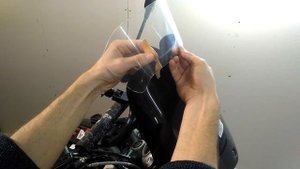 Увеличение ветрового стекла BMW F650GS Dakar