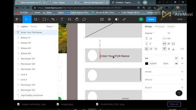 How To Create/Make a Wireframe In Figma -High Fidelity Wireframes- -Figma Tutorial- uiux #figma
