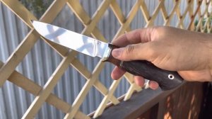 Порошковая супер сталь М390 - Нож Лиса от Кузницы Медведь