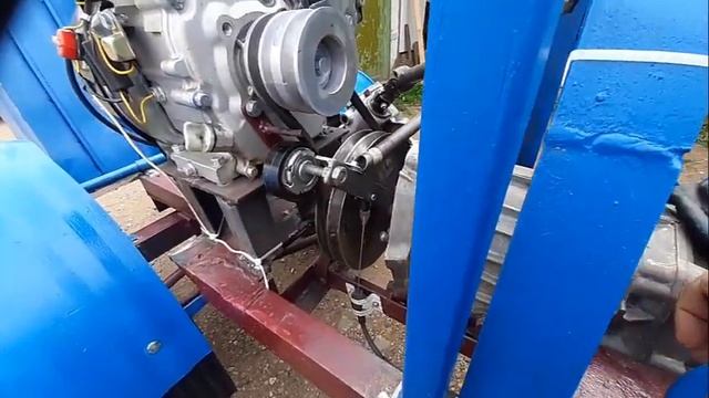 Самодельный минитрактор  классика 1  Homemade mini tractor classic 1