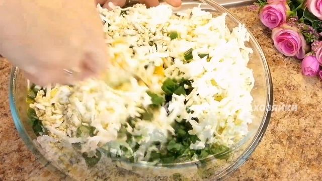 Простой, сытный, очень вкусный ЗАВТРАК ПО-ДЕРЕВЕНСКИ из зелёного лука и всего, что есть под рукой! смотреть онлайн