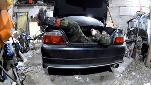 12" сабвуфер в заднюю полку Chaser 100, смотреть до конца...