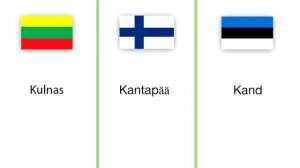 Литовский язык и эстонский язык. Братья ли они нам?