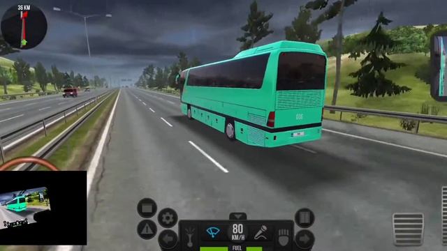 Mercedes-Benz 0403 SHD Highway Bus Driving || Bus simulator: Ultimate Android Gameplay смотреть онлайн