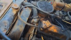 Первый запуск ГАЗ 24 после простоя в 5 лет.