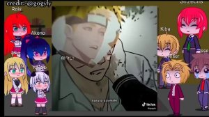 Highschool dxd reacts to Sasuke and Naruto part 1 (AU)